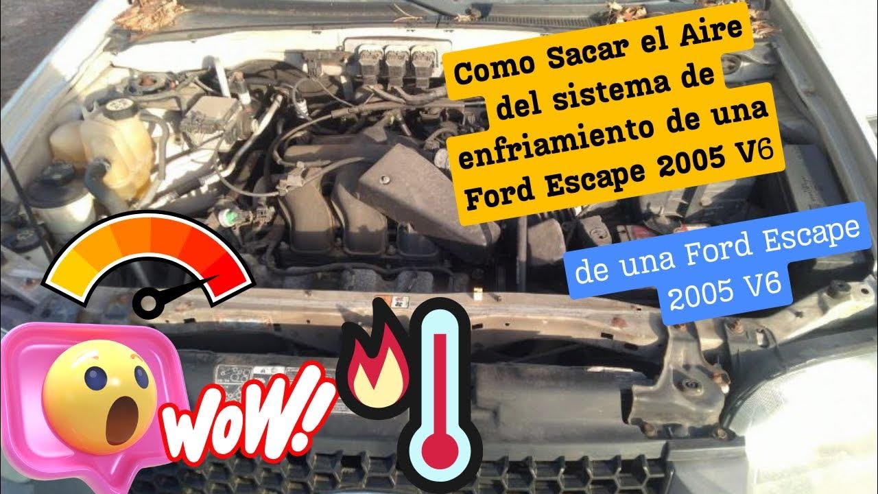 Como Sacar el Aire del sistema de enfriamiento de una Ford Escape 2005