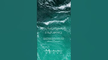 الآية 8 و9 من سورة آل عمران