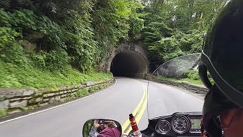 Blue Ridge Parkway By Motorcycle - Bret and Becky