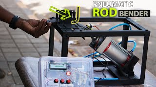 Making of Pneumatic Metal Rod Pipe Bending Machine | DIY Angle Bending Machine