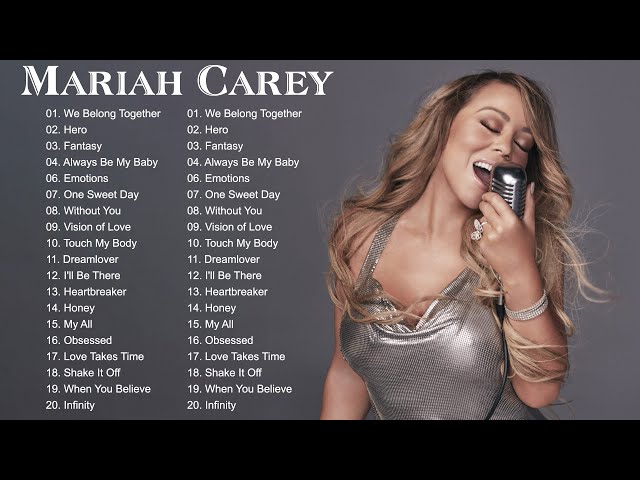 Legendary Divas || Mariah Carey || Greatest Hits Full Album class=