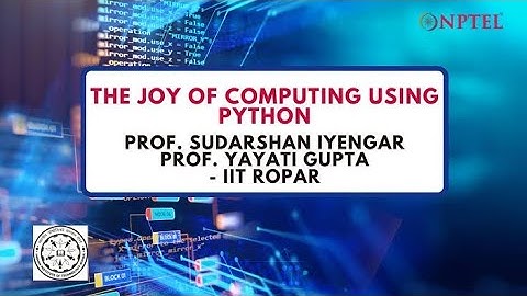 The Joy of Computing using Python | Week 8 Quiz | Assignment 8 Solution | NPTEL 2022 | SWAYAM