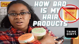 Since Eco is Canceled Is My OTHER Hair Product Killing Me || How To Use Think Dirty App Demo screenshot 4