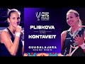 Anett Kontaveit vs. Karolina Pliskova | 2021 WTA Finals Round Robin | WTA Match Highlights