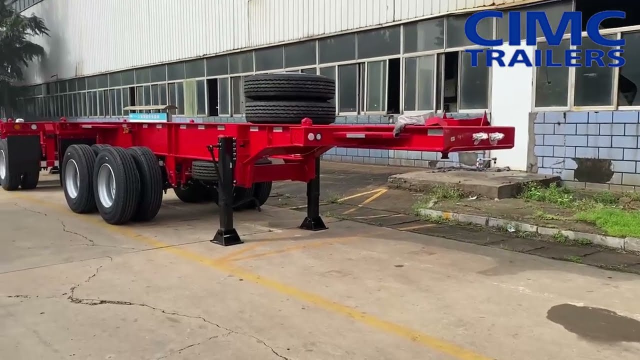 CIMC 2 Axle 20 ft Skeletal Semi Trailer for Sale In Jamaica Jmpev