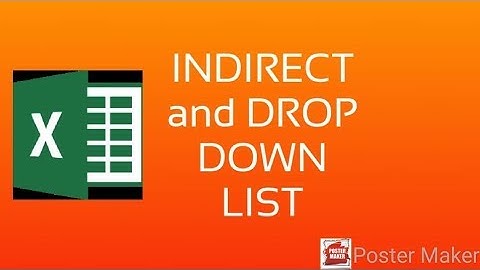 การประยุกต์ใช้ฟังก์ชั่น INDIRECT ใน Drop Down List