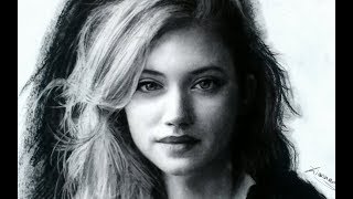 This is why you should use charcoal - Portrait Girl - Female Drawing