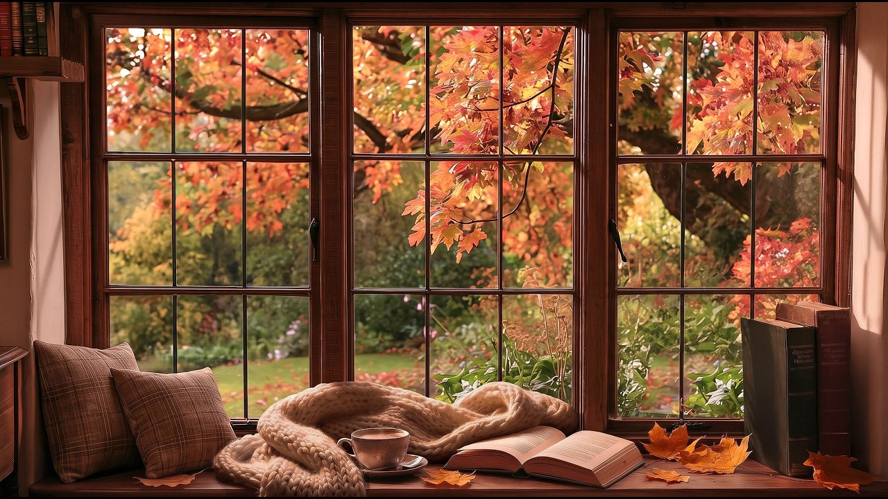 fresh autumn morning 🍂 a quiet playlist for a calm morning in a sunlit cottage #1