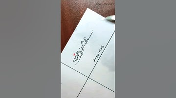 A Signature Style ✒️|| Arishiki ❤️ #ytshorts