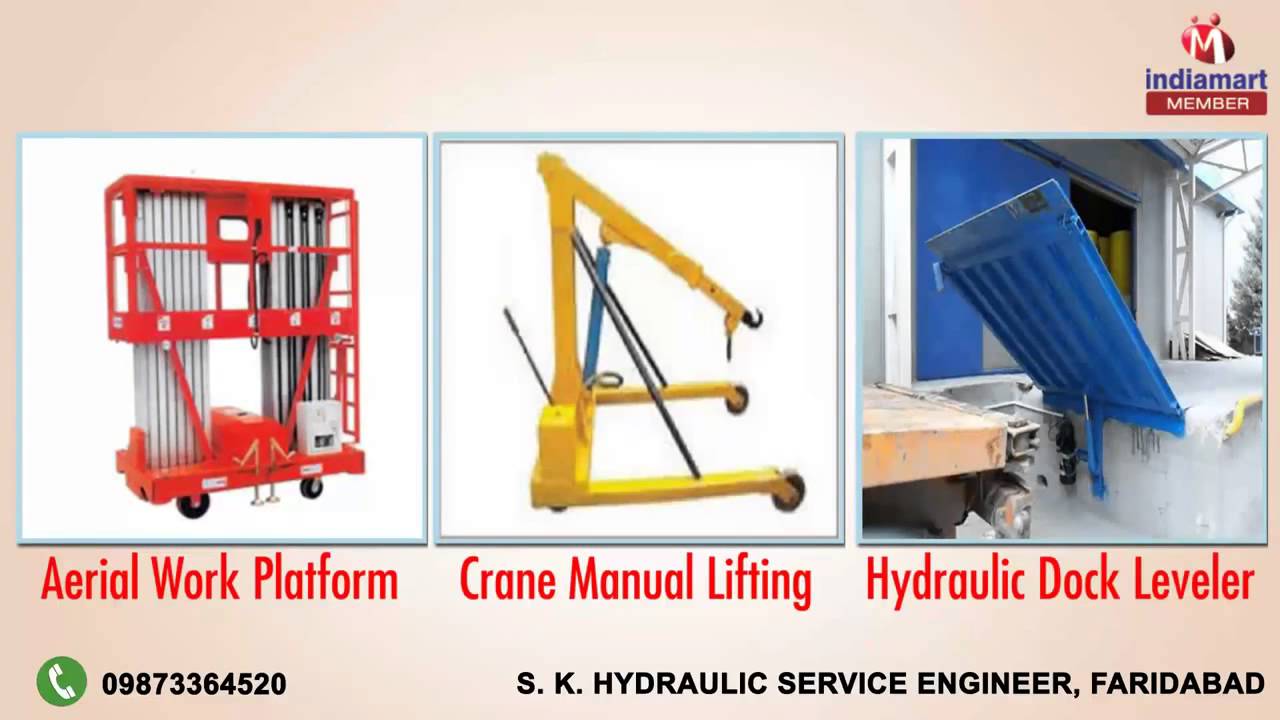 Material Handling Machines by S. K. Hydraulic Service Engineer