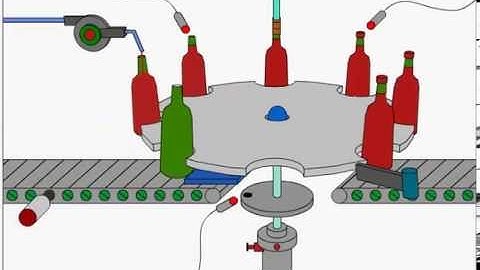 PLC based Automatic Bottle Filling Project working