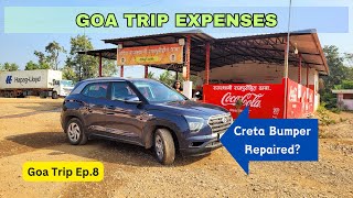 Goa Trip Expenses and Best Route | Bumper Repair of Creta | Roving Family