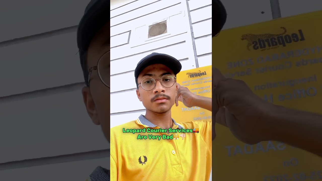 Leopard Courier Services Are Very Bad👎🏻🚚 #gharkuuuu #courierservices  #darazseller #shorts