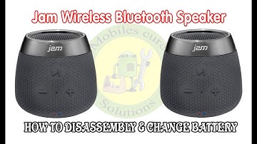 Jam Wireless Bluetooth Speaker How To Disassembly | Jam Speaker How To Change Battery | Jam Speaker