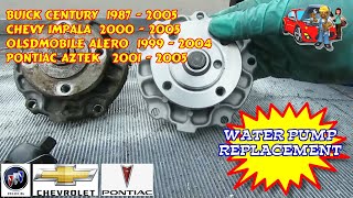 Buick Century Regal Pontiac Aztek Chevy Cavalier Impala Lumina Water Pump Replacement 3.4 2001 Pontiac Aztek Overheating Problems