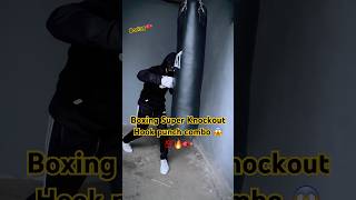Boxing Super Knockout Hook punch Amazing combo😱🥊💯🔥🥊#foryoupage#foryou #boxingtraining#foryou