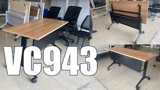 โต๊ะพับขาเหล็ก VC943