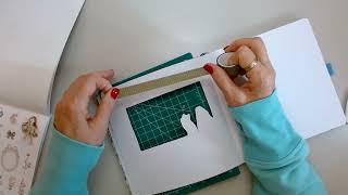 Creative Journal 8x8 - Amber Plans Her Day and Washi Tape Shop Farm Houses - Dutch Windows