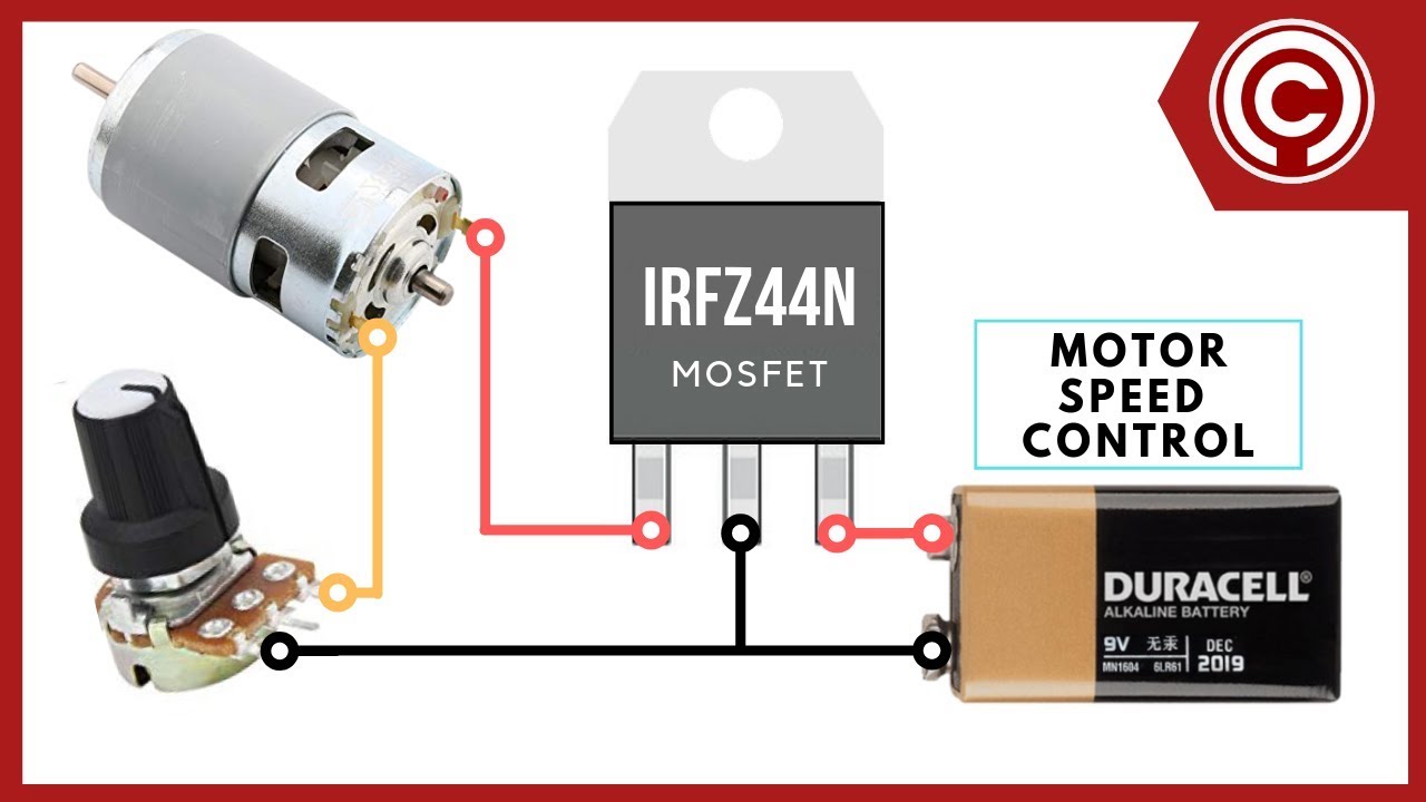 Powerful DC motor speed controller - YouTube