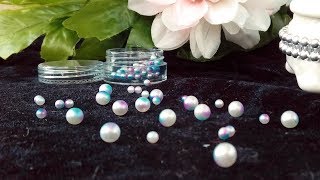 3 mm Pearl Mermaid Gradient 3D Beads Colorful Rhinestone (жемчужные градиентные бусины). AliExpress