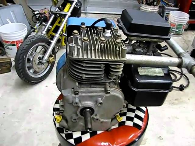 Riding Mower Briggs 5hp Performance Motor Close Up