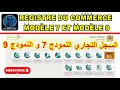 Registre du commerce modle 7 et modle 9      7     9