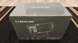 MagCubic L018 1080p Smart Projector unboxing and demo. Budget-friendly projector