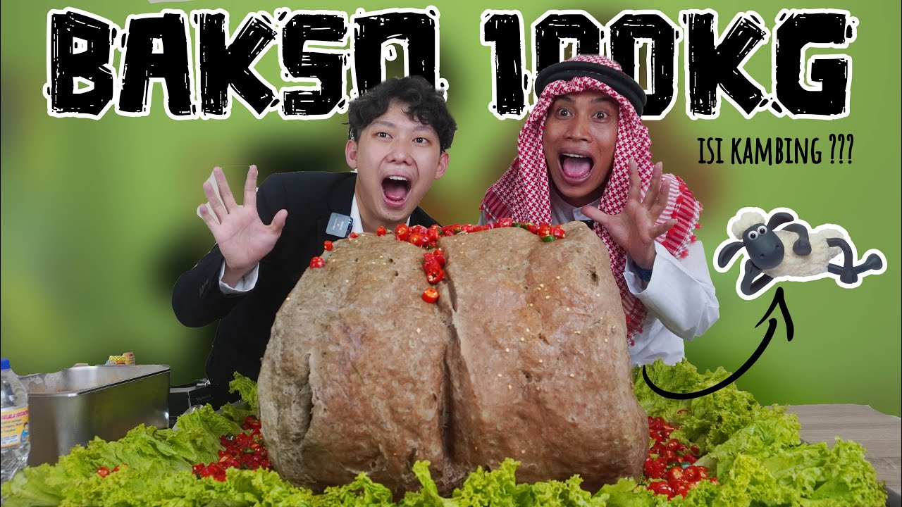 MUKBANG BAKSO RAKSASA 100KG!!! ISI 1 EKOR KAMBING!!! FT 