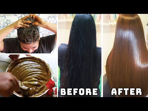 Video: Henna for hair: shades for dark hair