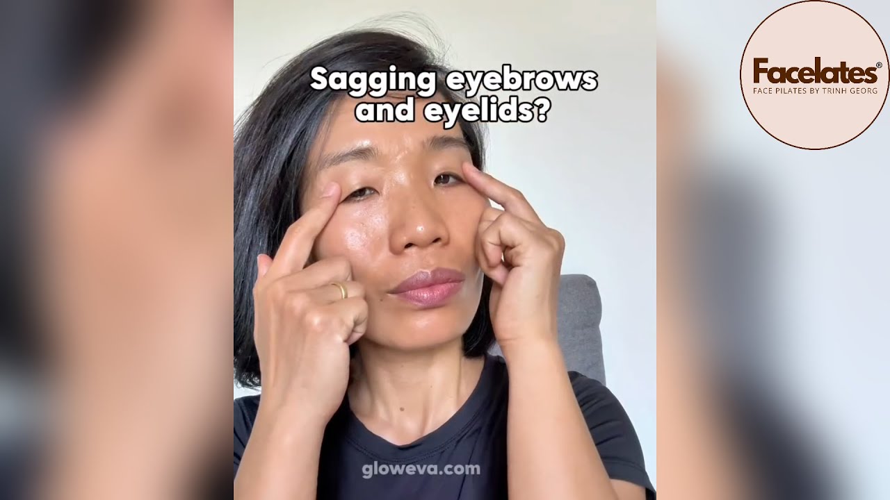 Sagging eyebrows and eyelids? - YouTube