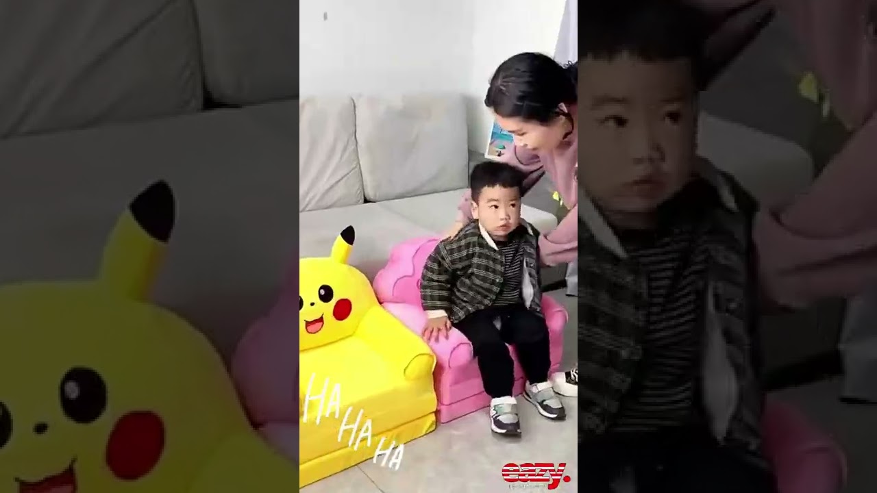 This folding lazy sofa, the cute one, don’t Children's sofas can be folded and dual  use extended, l