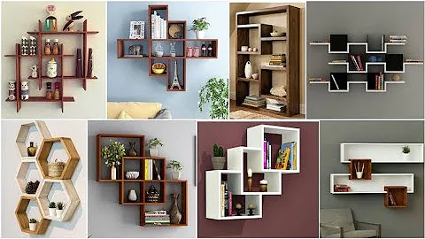 Modren Wall Shelves design Ideas ||wall design ||Wooden Interior Wall Design for LivingRoom 2022