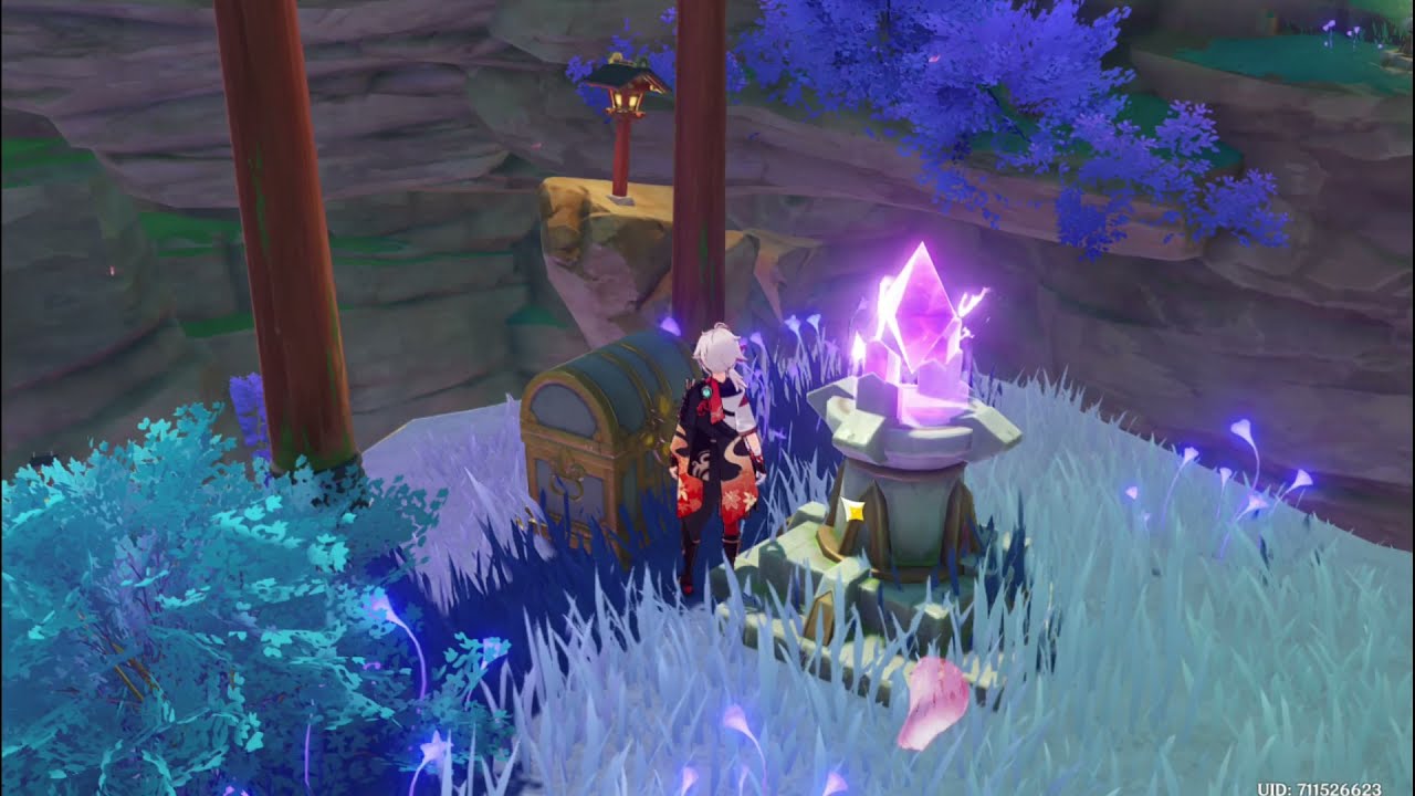 Luxurious Chest on Mt. Yougou Genshin Impact YouTube