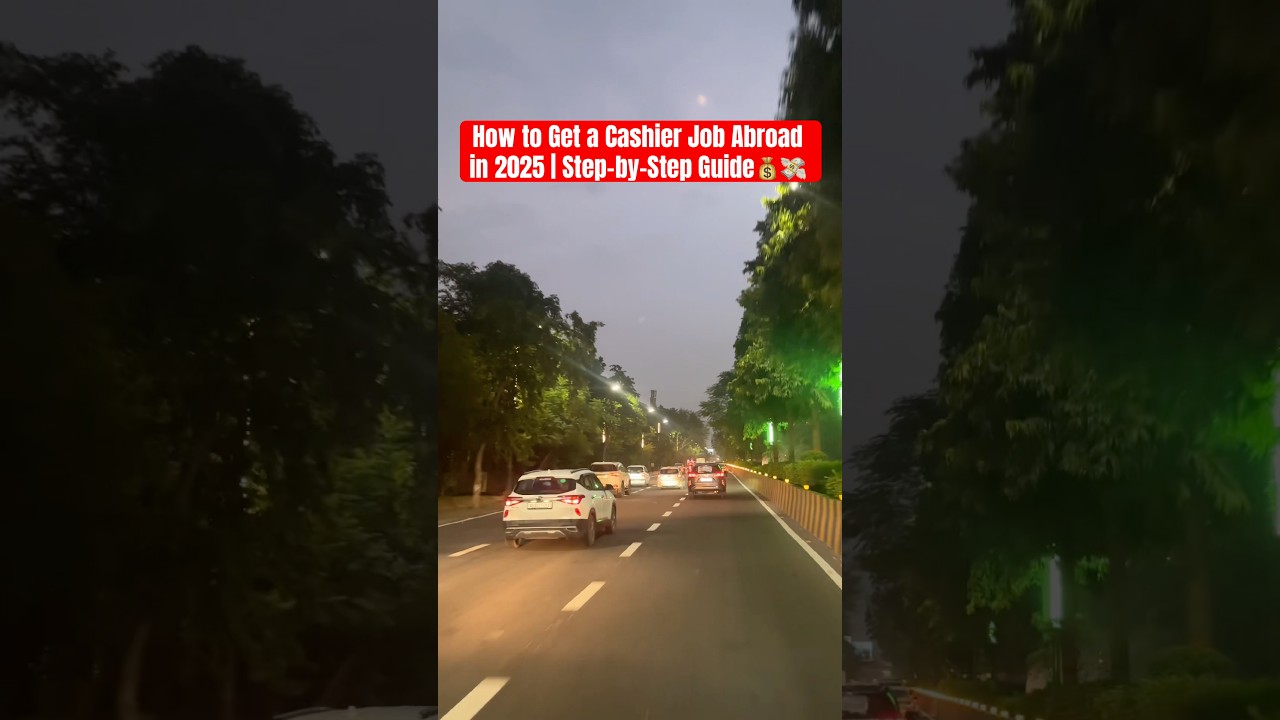 How to Get a Cashier Job Abroad in 2026💰💸 