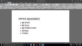 MS word 2016 lecture 1 ( urdu medium ) screenshot 4