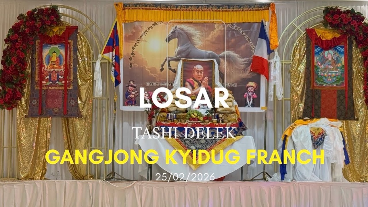 Losar Tashi delek, Eps03 (GANGJONG KYIDUG FRANCE ) Paris 