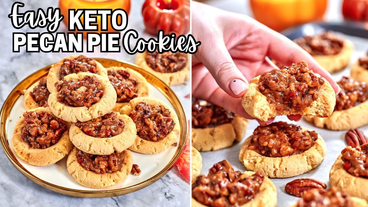 Delicious Keto Pecan Pie Cookies | Easy Low-Carb Fall Treat!