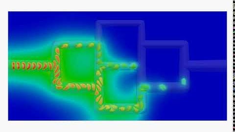 Numerical simulation of oxygen transport in a simple capillary network
