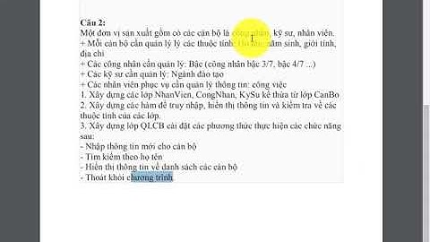 7.3  Hướng dẫn thực hành Lab5   Tạo menu 2 cấp trong console