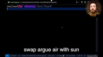 Rearranging arguments by voice with Cursorless and Talon