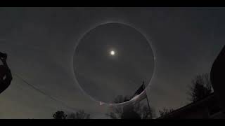 April 8 2024 Total Solar Eclipse Time Lapse - Elyria Ohio