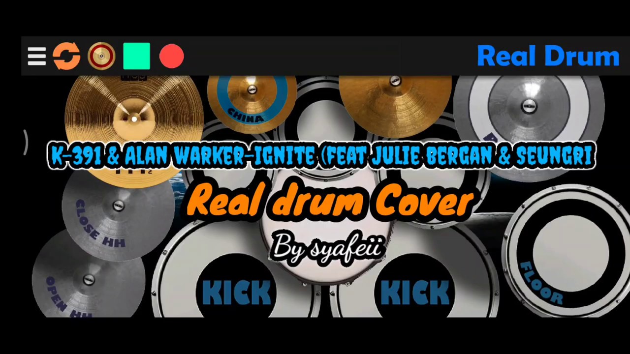 Alan Warker & K-391_ IGNITE (feat Julie Bergan & Seungri | Real drum Cover