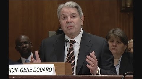 GAO: Comptroller General Testifies to U.S. Senate on GAO