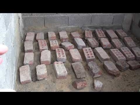 საღორეში აგურის დაგება იატაკზე