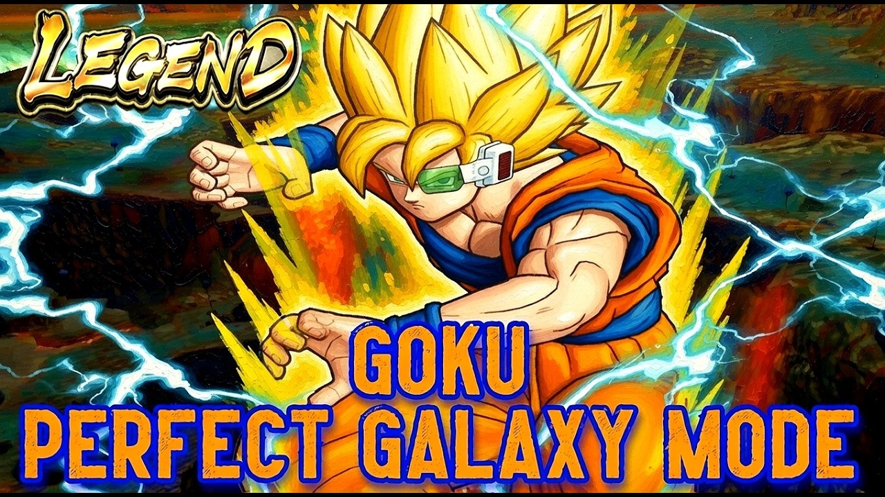 Безумный режим идеальной галактики Гоку без получения урона! Режим божества «Яростный взрыв 2» ра...