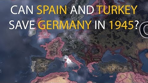 HOI4 Timelapse - What if Spain and Turkey joins the Axis in March in 1945?