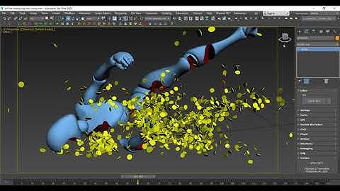 tyflow shattering into coins __ like in ready player one movie