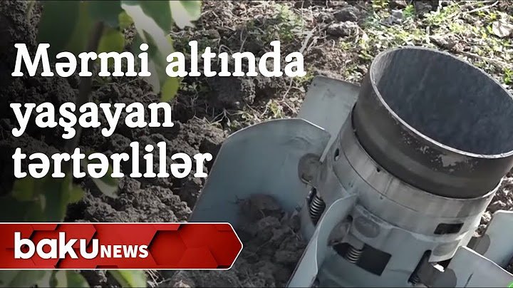 Mərmi altında yaşayan tərtərlilər - Baku TV
