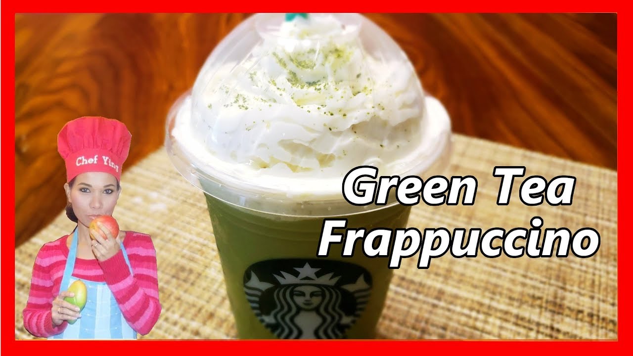 How to make Starbucks GreenTea Frappuccino  ชาเขียวปั่น สตาร์บัค