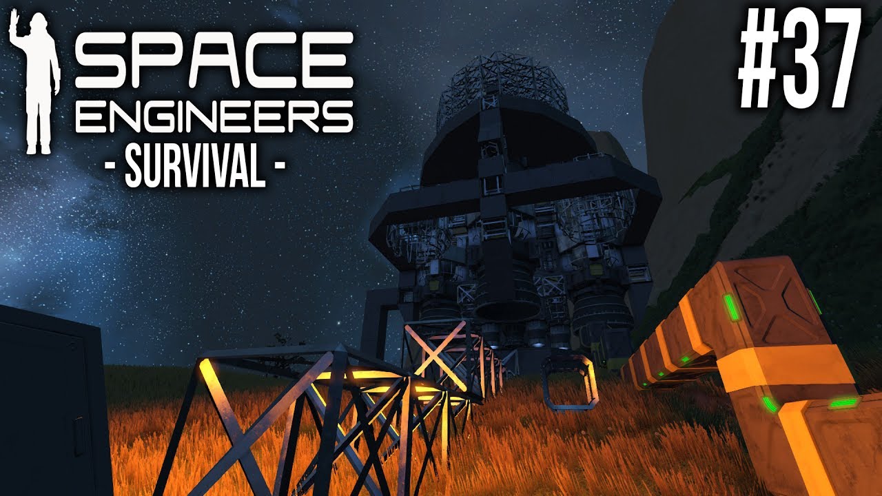 Space Engineers Rocketship Rocket Ship! - Space Engineers Survival - Ep 37 - YouTube